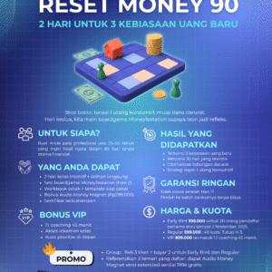 RESET MONEY 90 – 2 Hari untuk 3 Kebiasaan Uang Baru
